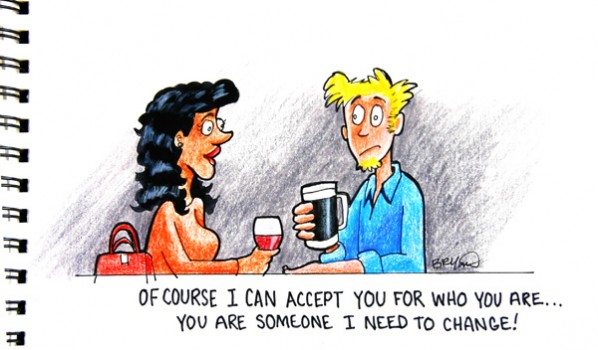 Of Course I can accept you, Cartoon A Day