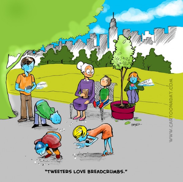 tweeters love breadcrumbs Tweeters Love Breadcrumbs.