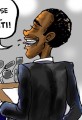 President Supports Haiti Cartoon