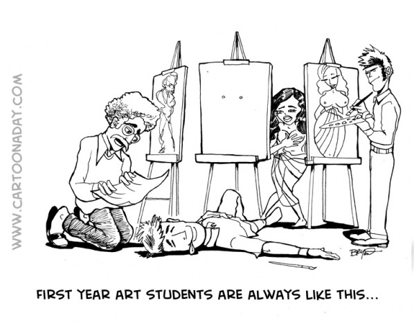 First year art students are always like this...