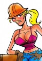 Female Jackhammer Operator