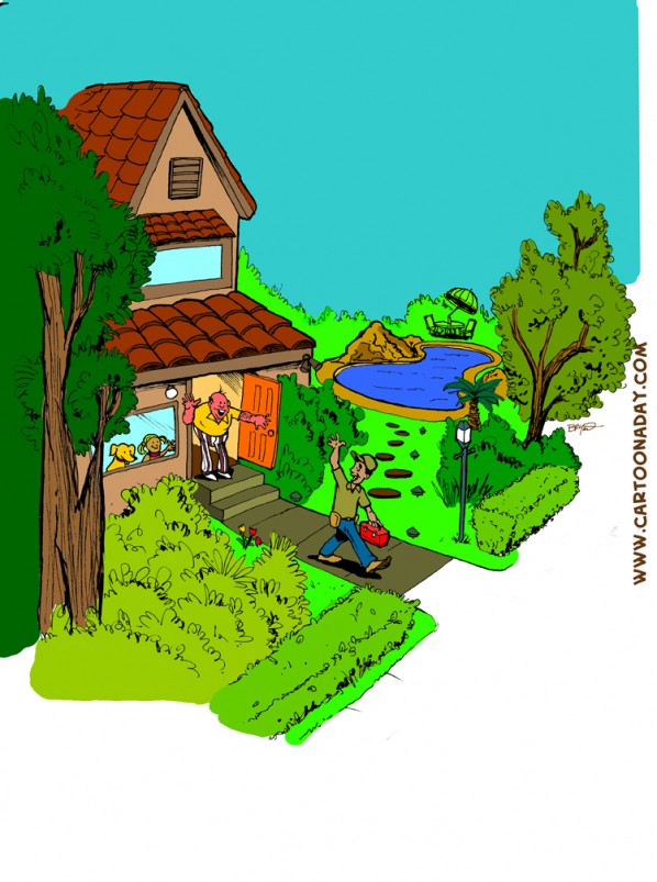 Happy Home Illustrations ❤ Cartoon « Cartoon A Day