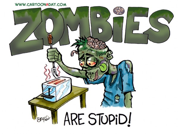 zombies are stupid