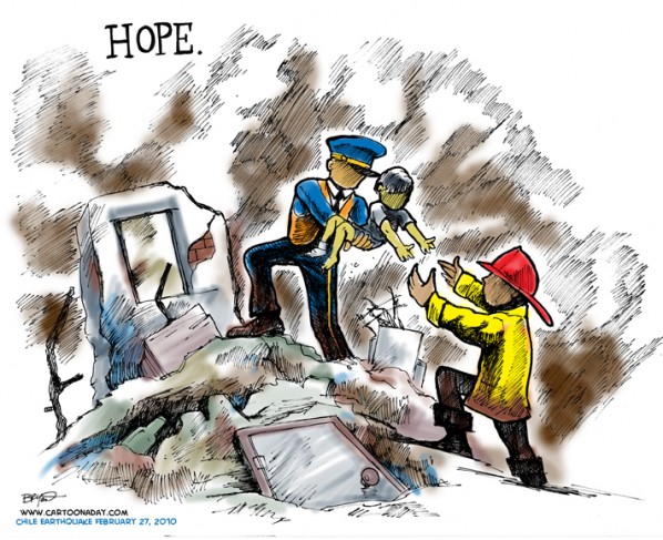 hope for chile survivors color