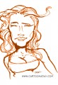 60sec Profile Caricature Hair2