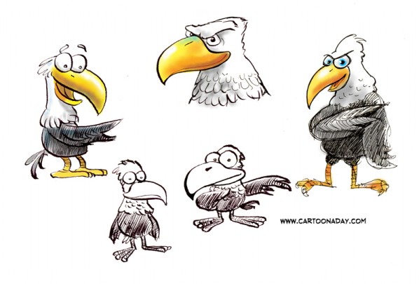American Eagle Cartoon