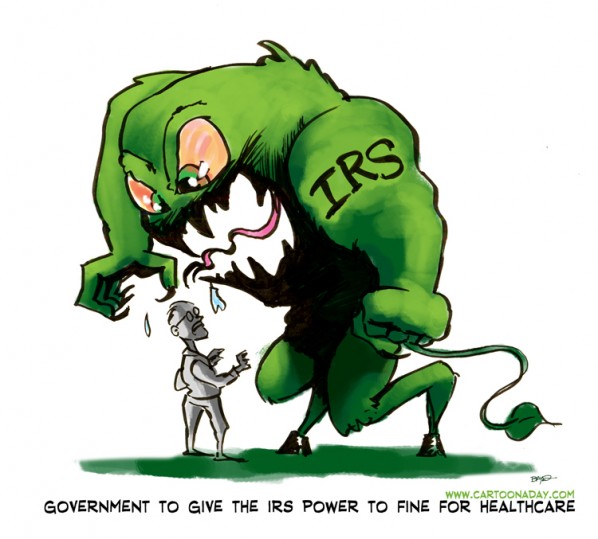 Government to Give the IRS Power to Fine for Healthcare