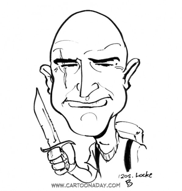 Lost Caricature Locke