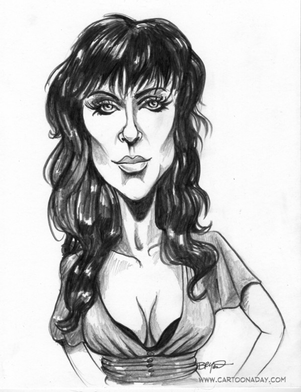 Sexy Woman Caricature