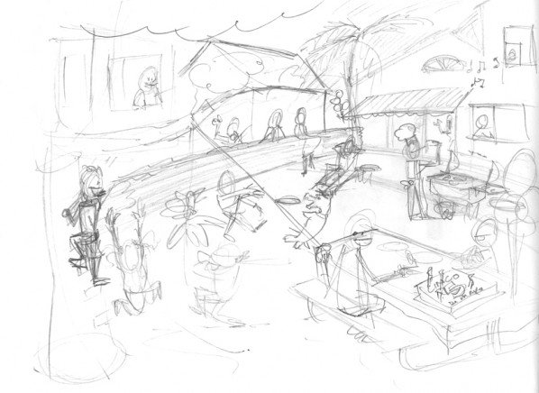 backyard party rough