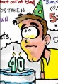 40 Year Birthday Cartoon