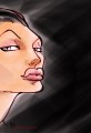 angelina jolie caricature cartoon color3