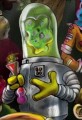 Alien Spaceport Bar Cartoon