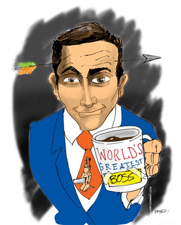 Steve Carell Quits the Office ❤ Cartoon « Cartoon A Day Steve Carell Quits the Office ❤ Cartoon « Cartoon A Day