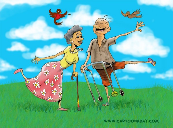 free clip art cartoon senior citizens - photo #32