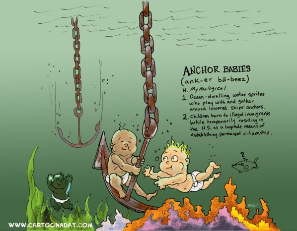 anchor babies cartoon