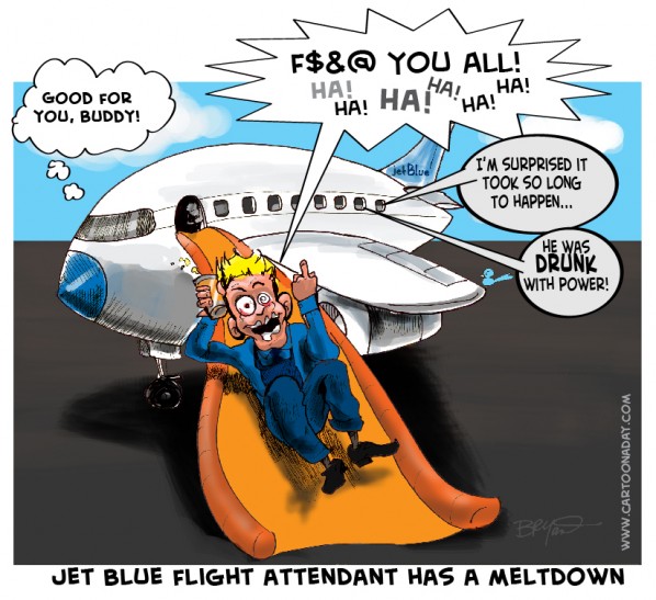 jet blue metldown cartoon