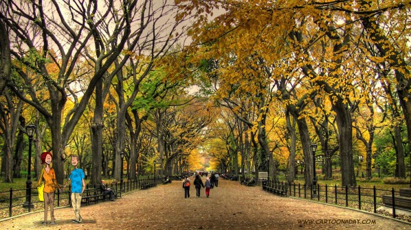 central park new york fall. A Photo of Central Park, New