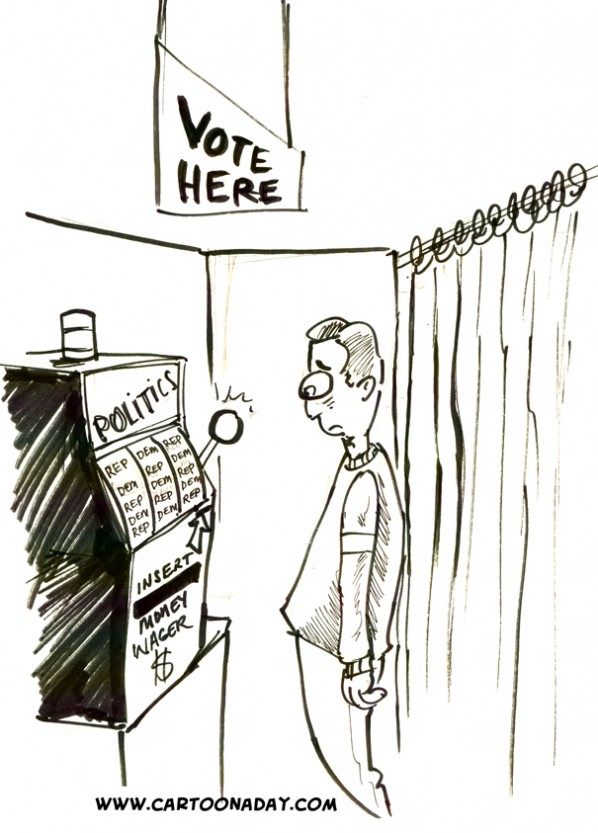 Voting-slot-machine