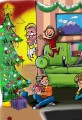 Family Christmas Eve Cartoon