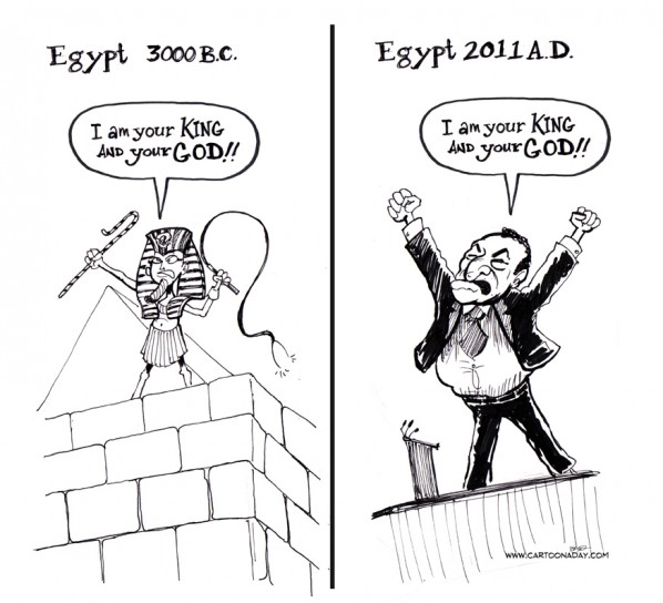 mubarak-king-tut-bw