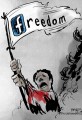 Facebook Freedom Flag Cartoon Egypt
