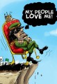 Muammar Gaddafi Thrown Out Cartoon