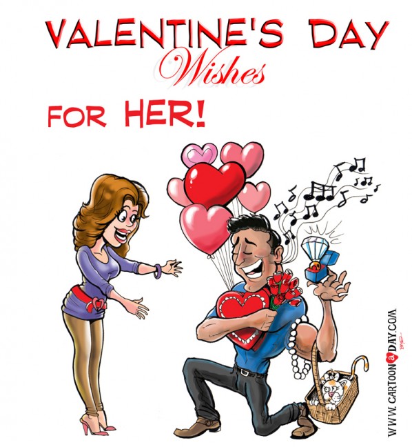Valentines Day for Her and for Him Cartoon ❤ Cartoon « Cartoon A Day