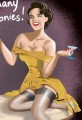 50s Pinup Woman Retro Poster
