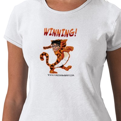 charlie sheen winning t shirt. Tigerblood Charlie Sheen T