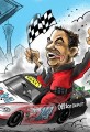 Nascar Great Tony Stewart Drives Taxi Cab in Las Vegas