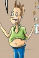 Upside Down In Home Cartoon
