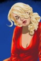 Sexy Reclining Pinup Cartoon