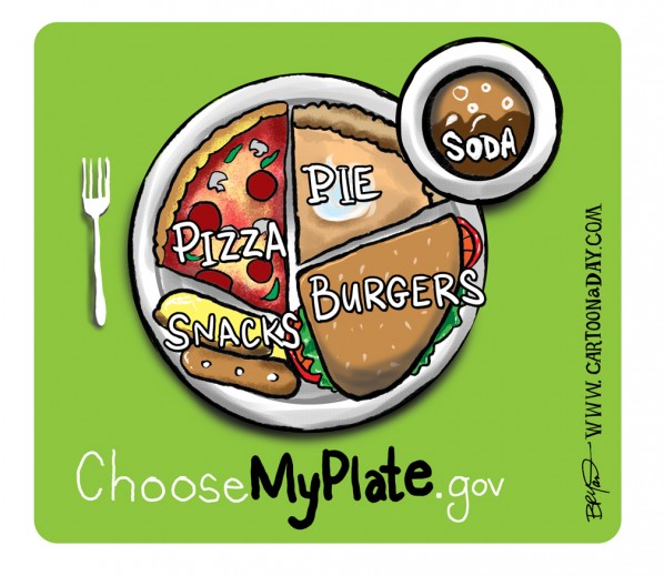 New USDA Food Plate Pyramid Replacement ❤ Cartoon « Cartoon A Day New USDA Food Plate Pyramid Replacement ❤ Cartoon « Cartoon A Day