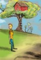 Midlife Cartoon-Nearer to Death than Birth