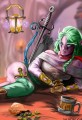Sexy Night Elf Painting-Reclining