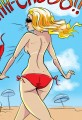 Summer Sneezes Beach Babe Cartoon