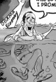 President Obama Promises Economy will float - Cartoon