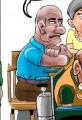 Obama's Retirement Economy Cartoon