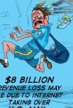 Internet cost U.S. Post Office $8 Billion