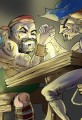 Pirate Arm Wrestling Cartoon Revisited