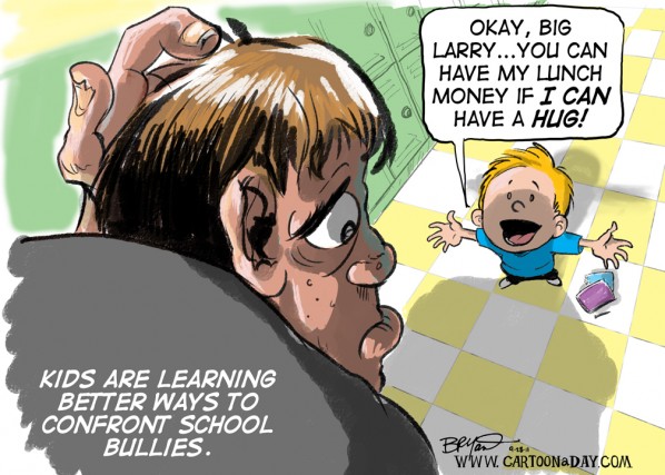 Students Learn to Deal with School Bullies – Cartoon ❤ Cartoon « Cartoon A  Day