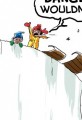 Dangerous is Fun Cartoon Sledding