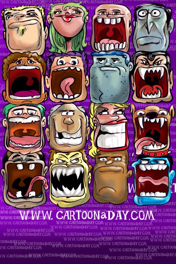 iphone-background-cartoon-faces-purp