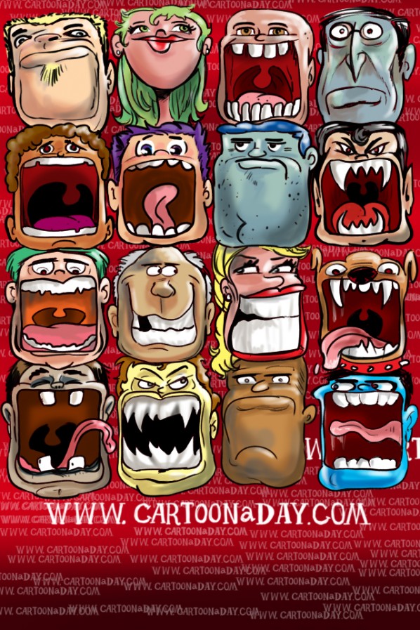 iphone-background-cartoon-faces-red