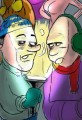 Black Friday Shopping Cartoon