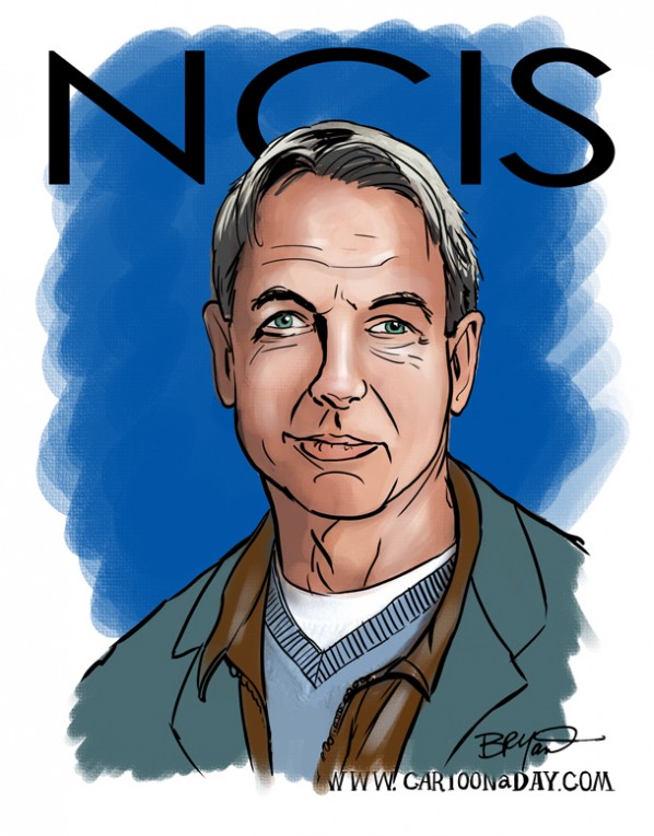 mark-harmon-ncis-caricature-cartoon