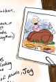 Happy Thanksgiving Family Recipe Cartoon