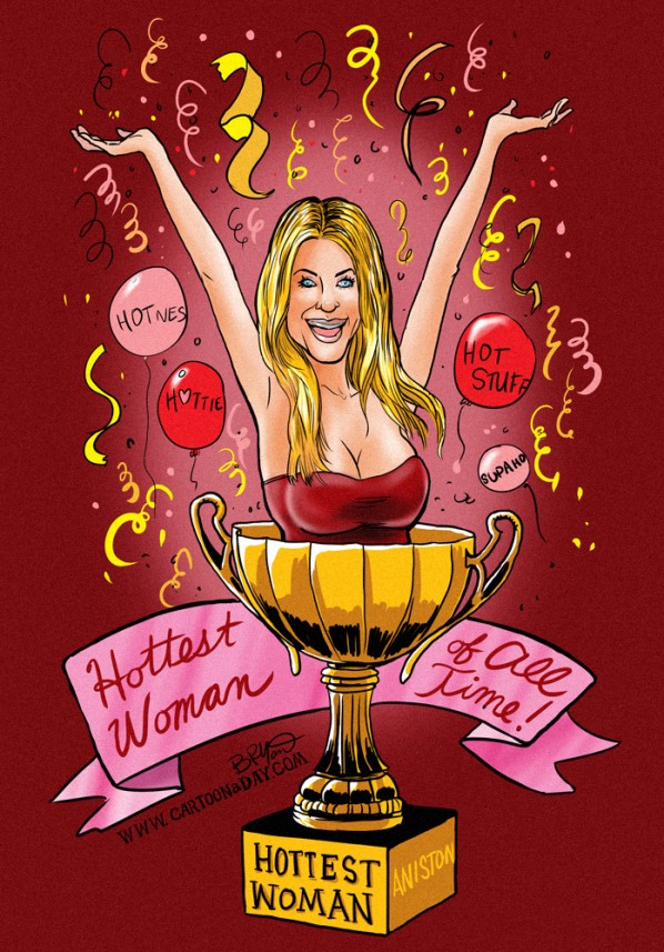 jennifer-aniston-caricature-hottest-woman