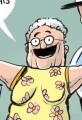 Elderly Flier Claims Strip-Search-TSA Cartoon Santa